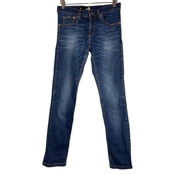 Love Moschino Denim - Love Moschino Distressed Straight Leg Jean size 31